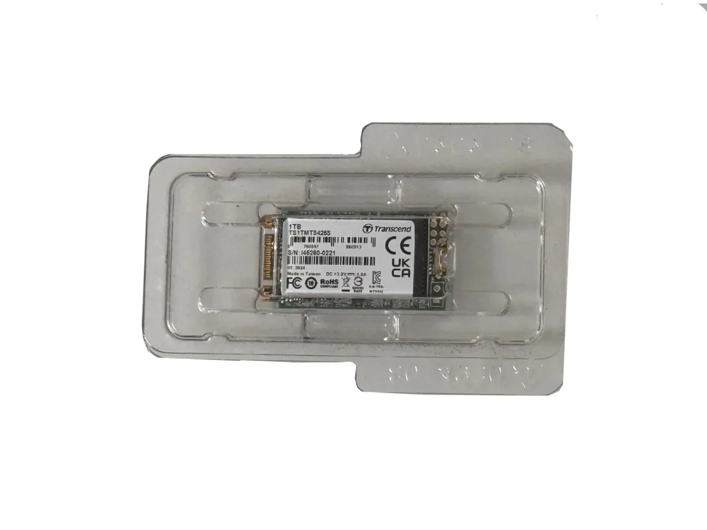 Transcend MTS425S 1 TB (1000 GB) M.2 2242 SATA SSD TS1TMTS425S